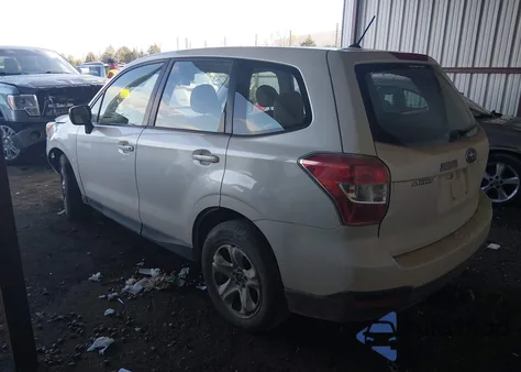 2014 Subaru Forester 2.5I z USA, uszkodzony, nr VIN JF2SJAAC3EH448442
